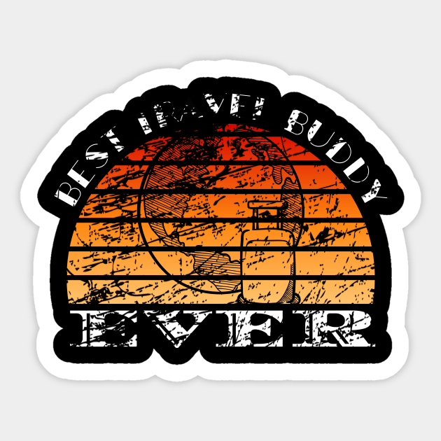 Best Travel Buddy Ever Sticker by GMAT